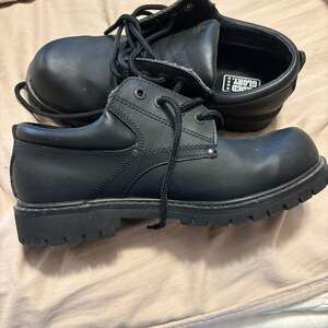 Faded Glory Marvin Black Lace Up Oxfords Shoes Casual Y2K Mens Size 10